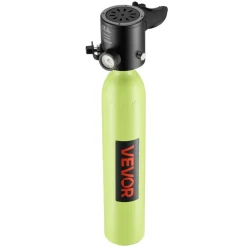 VEVOR Mini Scuba Tank, 1L Portable Diving Tank for Underwater Breathing, Reusable Lung Diving Cylinder up to 20 Minutes Dive Time, Emergency Rescue Pony Bottle with Adapter & Goggles for Snorkeling