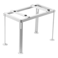 VEVOR Mini Split Ground Stand, Adjustable Anti-Vibration Mini Split Stand for 9000-18000 BTU Ductless Air Conditioner Heat Pump, Heavy Duty AC Base Bracket Floor Mount w/ 441LBS Max. Load Capacity