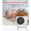 VEVOR Mini Split Ground Stand, Adjustable Anti-Vibration Mini Split Stand for 9000-60000 BTU Ductless Air Conditioner Heat Pump, Heavy Duty AC Base Bracket Floor Mount w/ 770LBS Max. Load Capacity