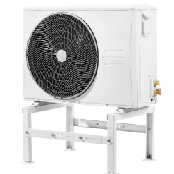 VEVOR Mini Split Ground Stand, Adjustable Anti-Vibration Mini Split Stand for 9000-60000 BTU Ductless Air Conditioner Heat Pump, Heavy Duty AC Base Bracket Floor Mount w/ 770LBS Max. Load Capacity