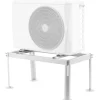 VEVOR Mini Split Ground Stand, Adjustable Anti-Vibration Mini Split Stand for 9000-36000 BTU Ductless Air Conditioner Heat Pump, Heavy Duty AC Base Bracket Floor Mount w/ 661LBS Max. Load Capacity