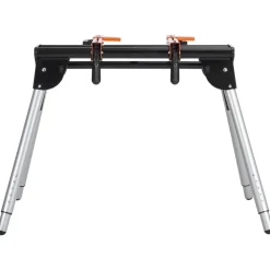 VEVOR Miter Saw Stand, 330lbs Load Capacity Steel Collapsible Stand for Miter Saw with One-piece Mounting Brackets Clamps, 29.1