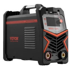 VEVOR MMA Welder, 205A 2-in-1 MMA Lift TIG Stick Welding Machine, 110/220V Dual Voltage IGBT Inverter Welder Machine with Digital Display, Hot Start Arc Force Anti-Stick (Lift Torch Not Included)