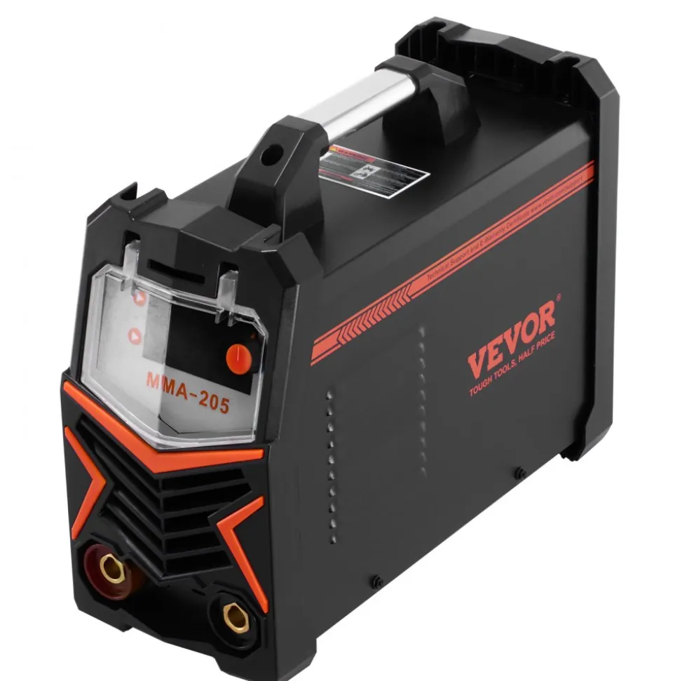 VEVOR MMA Welder, 205A 2-in-1 MMA Lift TIG Stick Welding Machine, 110/220V Dual Voltage IGBT Inverter Welder Machine with Digital Display, Hot Start Arc Force Anti-Stick (Lift Torch Not Included)