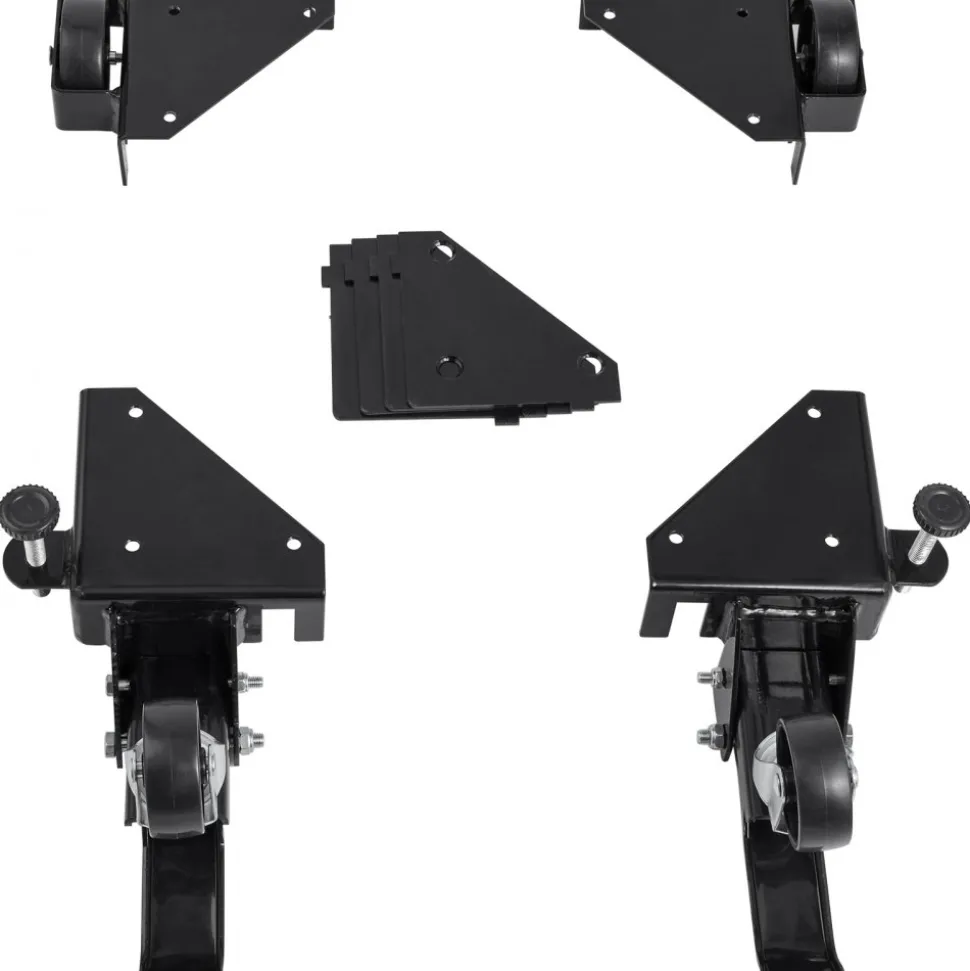 VEVOR Mobile Base, 400 lbs Weight Capacity, Adjustable from 9.5" x 9.5" to Infinity, Heavy Duty Universal Mobile Base Stand with Swivel Wheels for Woodworking Equipment, Bandsaw, Power Tools, Machines