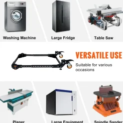 VEVOR Mobile Base, 650 lbs Weight Capacity, Adjustable from 12