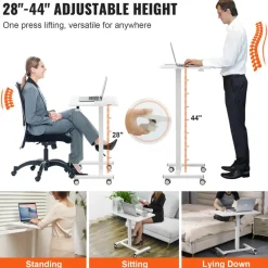 VEVOR Mobile Standing Desk, 28
