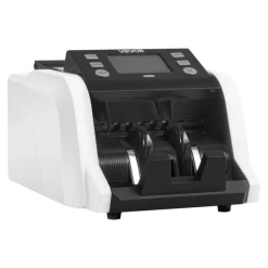 VEVOR Money Counter Machine, 1200 Notes/Minute, Cash Counter with Value Count, UV/MG/IR/DD/DBL/HLF/CHN Counterfeit Detection, TFT Display, Money Counting Machine Mixed Denomination for Dollar and Euro