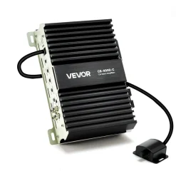 VEVOR Monoblock Car Amplifier, 400W RMS MAX, 1/2/4 Ohm Stable, 1-Channel Class D Car Audio Amplifier with Remote Subwoofer Level Control, Low Pass Filter, Bass Boost & Phase Shift, Volume Controller