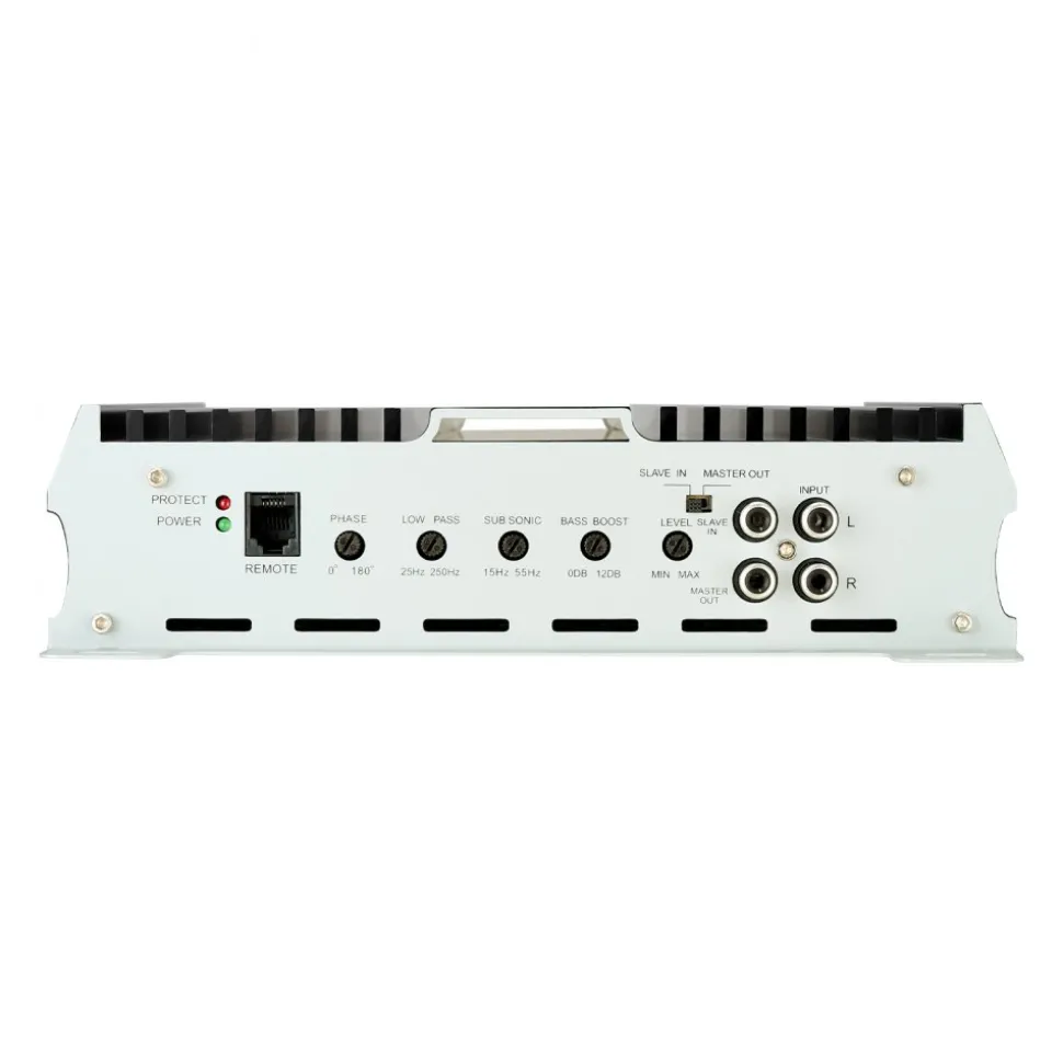 VEVOR Monoblock Car Amplifier, 1200W RMS MAX, 1/2/4 Ohm Stable, 1-Channel Class D Car Audio Amplifier with Remote Subwoofer Level Control, Low Pass Filter, Bass Boost & Phase Shift, Volume Controller