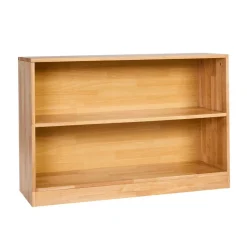 VEVOR Montessori Bookshelf, 35.4 in Width Toy Storage Organizer, 2-Tier Kids Display Storage Cabinet, Daycare Furniture, Kids Bookshelf for Bedroom, Nursery, Living Room, Entryway, Preschool, Brown
