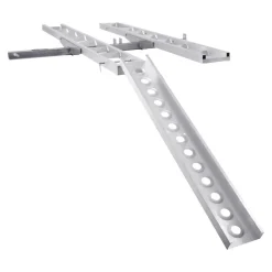 VEVOR Motorcycle Carrier, 2-Bike 600 LBS Aluminum Motorcycle Carrier Hitch Mount, Loading Ramp, Scooter Dirt Bike Trailer Hauler, Ratchet Straps and Stabilizer, for Car, Truck with 2" Hitch Receiver