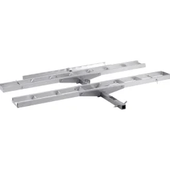 VEVOR Motorcycle Carrier, 2-Bike 600 LBS Aluminum Motorcycle Carrier Hitch Mount, Loading Ramp, Scooter Dirt Bike Trailer Hauler, Ratchet Straps and Stabilizer, for Car, Truck with 2