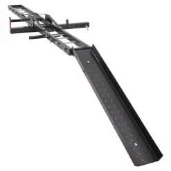 VEVOR Motorcycle Carrier, 600 LBS Steel Motorcycle Carrier Hitch Mount with Loading Ramp, Scooter Dirt Bike Trailer Hauler with Ratchet Straps and Stabilizer, for Car, Truck with 2