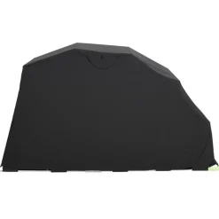 VEVOR Motorcycle Storage Shelter with Security Lock, 600D Oxford Flip-Up Garage Tent, Heavy-Duty All-Weather Motorcycle Cover with Ventilation Windows, 136x54x75 in Outdoor Vehicle Shelter, Black