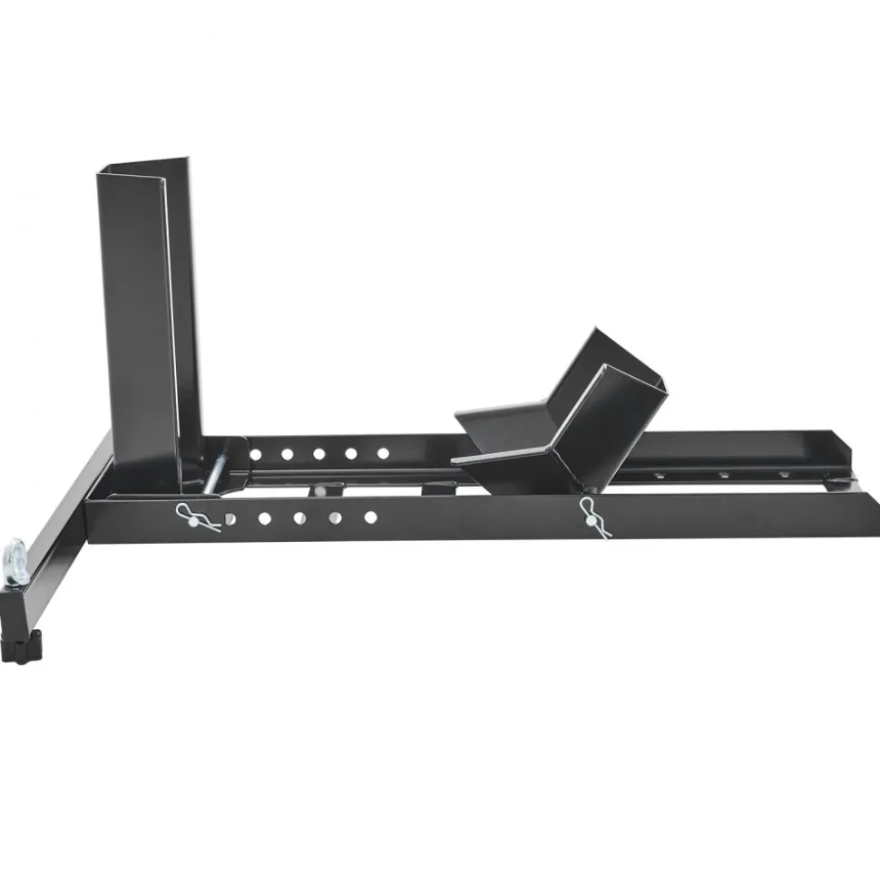 VEVOR Motorcycle Wheel Chock Upright, 1800 lbs Capacity, Heavy-duty Steel Motorcycle Front Wheel Stand with 6 Adjustable Holes, For 15"-22" Off-Road Motorcycles, Standard Motorcycles