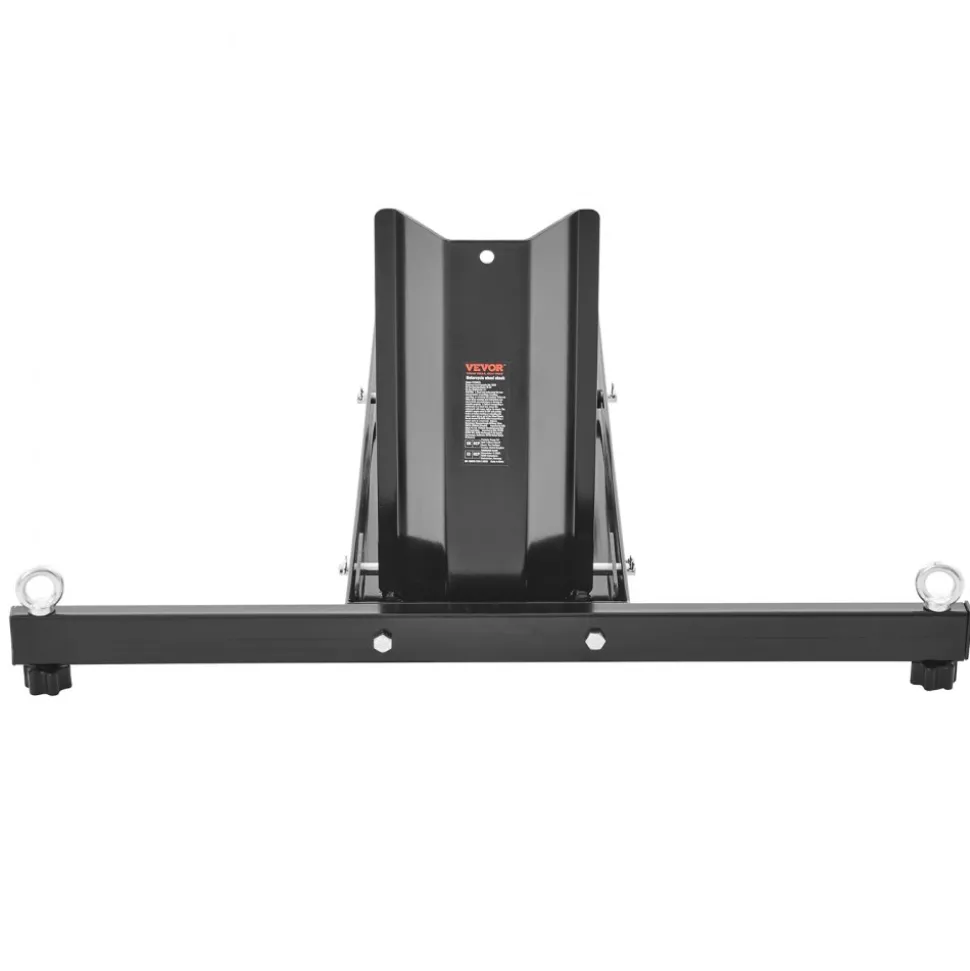 VEVOR Motorcycle Wheel Chock Upright, 1800 lbs Capacity, Heavy-duty Steel Motorcycle Front Wheel Stand with 6 Adjustable Holes, For 15"-22" Off-Road Motorcycles, Standard Motorcycles