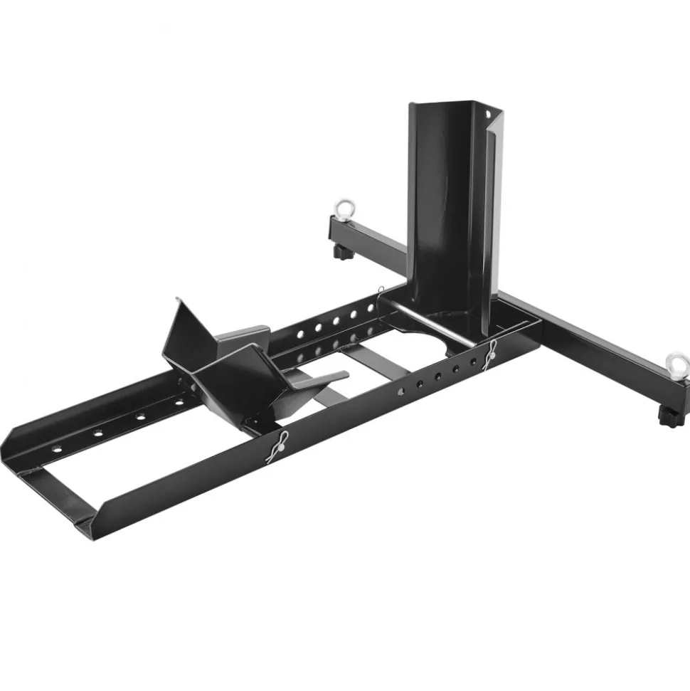 VEVOR Motorcycle Wheel Chock Upright, 1800 lbs Capacity, Heavy-duty Steel Motorcycle Front Wheel Stand with 6 Adjustable Holes, For 15"-22" Off-Road Motorcycles, Standard Motorcycles