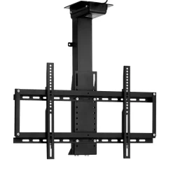 VEVOR Motorized Ceiling TV Mount, TV Wall Mount for 32 to 55 Inch TV, Electric Adjustable Ceiling TV Mount, Motorized Flip Down TV Mount Bracket with Max VESA 24 x 16 in, Fits TVs Up to 120 lbs