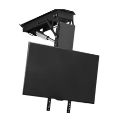 VEVOR Motorized Ceiling TV Mount, TV Wall Mount for 32 to 70 Inch TV, Electric Adjustable Ceiling TV Mount, Motorized Flip Down TV Mount Bracket with Max VESA 24 x 24 in, Fits TVs Up to 110 lbs