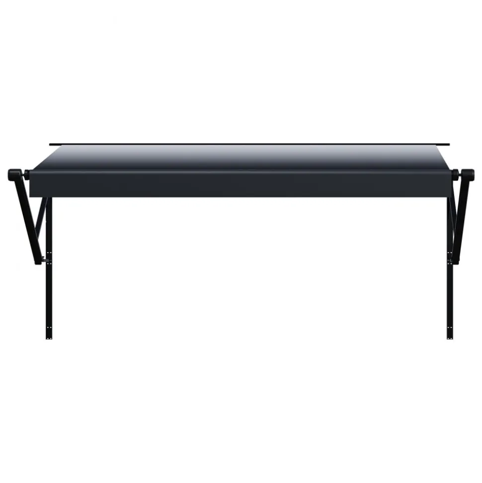 VEVOR Motorized RV Awning Complete Kit, 16' Retractable Awning with Aluminum Alloy Frame, Outdoor Trailer Awning, Fit for Most RVs(Black Fade)