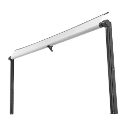 VEVOR Motorized RV Awning Complete Kit, 15.06FT Electric Retractable RV Awning with Aluminum Alloy Frame & Waterproof Fabric, Outdoor Camping Trailer Awnings Fit Most RVs (15FT Type, Gradient Black)