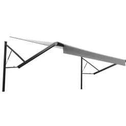 VEVOR Motorized RV Awning Complete Kit, 17.06FT Electric Retractable RV Awning with Aluminum Alloy Frame & Waterproof Fabric, Outdoor Camping Trailer Awnings Fit Most RVs (17FT Type, Gradient Gray)