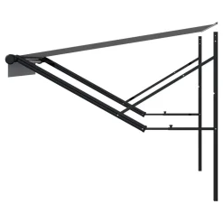 VEVOR Motorized RV Awning Complete Kit, 18' Retractable Awning with Aluminum Alloy Frame, Outdoor Trailer Awning, Fit for Most RVs(Black Fade)