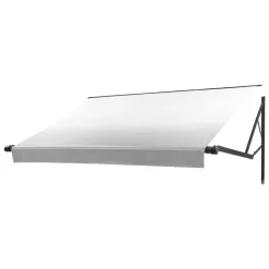VEVOR Motorized RV Awning Complete Kit, 21.06FT Electric Retractable RV Awning with Aluminum Alloy Frame & Waterproof Fabric, Outdoor Camping Trailer Awnings Fit Most RVs (21FT Type, Gradient Gray)
