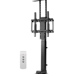 VEVOR Motorized TV Lift Stand, 132 lbs max Load Adjustable TV Lift Stand Mount Bracket, Vertical Electric TV Bracket with Remote Control, for 32-55 in (Not in Cabinet) / 32 - 50 in (in Cabinet) TVs