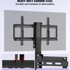 VEVOR Motorized TV Lift Stroke Length 35 Inches Motorized TV Mount Fit for 32-65 Inch TV Lift with Remote Control Height Adjustable 28.7-64.2 Inch,Load Capacity 154 Lbs