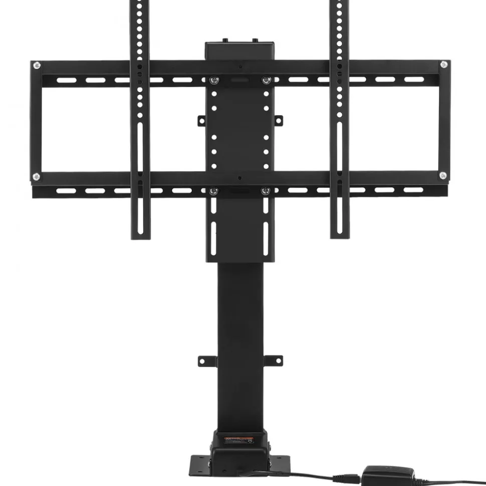 VEVOR Motorized TV Lift Stroke Length 35 Inches Motorized TV Mount Fit for 32-65 Inch TV Lift with Remote Control Height Adjustable 28.7-64.2 Inch,Load Capacity 154 Lbs