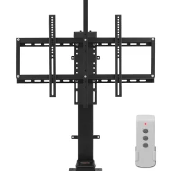 VEVOR Motorized TV Lift Stroke Length 35 Inches Motorized TV Mount Fit for 32-65 Inch TV Lift with Remote Control Height Adjustable 28.7-64.2 Inch,Load Capacity 154 Lbs