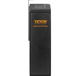 VEVOR Mounted Gun Safe for Pistols, Biometric Gun Safe with Three Quick Access Ways of Fingerprints, Passwords and Keys, Handgun Safe for 1 Pistol for Home, Bedside, Nightstand, Wall