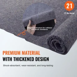 VEVOR Moving Blankets, 72" x 54", 21 lbs/dz Weight, 12 Packs, Professional Recycled Cotton Packing Blanket, Large Heavy Duty Shipping Mover Pads Perfect for Protecting Furniture, Floors, Appliances