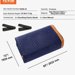 VEVOR Moving Blankets, 80