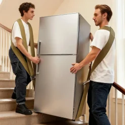 VEVOR Moving Straps, 2-Person Lifting and Moving System with 2 Harness Straps, 1 Load-bearing Strap & 1 Handheld Strap, Adjustable Lifting Shoulder Straps Move Furniture Appliances Mattresses