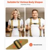 VEVOR Moving Straps, Supports up to 1000 lbs, 2-Person Lifting and Moving System with 2 Harness Straps & 2 Load-bearing Straps, Adjustable Lifting Shoulder Straps Move Furniture Appliances Mattresses