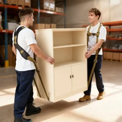 VEVOR Moving Straps, Supports up to 1000 lbs, 2-Person Lifting and Moving System with 2 Harness Straps & 2 Load-bearing Straps, Adjustable Lifting Shoulder Straps Move Furniture Appliances Mattresses