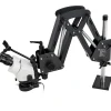 VEVOR Multi-Directional Microscope with Spring Bracket, 7X-45X Magnification Jewelry Microscope, Micro Jewelry Inlaid Stand with Integrated USB Ring LED Light, Jewelers Microscope for Jewelry Inlay