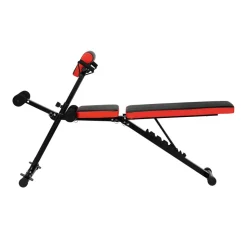 VEVOR Multi-Functional Weight Bench for Full Body Workout, Roman Chair Hyperextension Bench, 770 lbs Adjustable & Foldable Equipment for Back Arm Core Ab Workout, Sit Up Exercise Machine for Home Gym