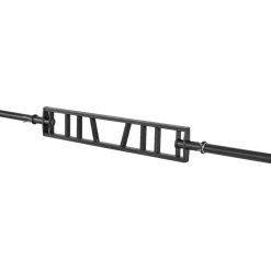 VEVOR Multi-Grip Barbell, 2-inch 3 Positions Swiss Bar, 550 LBS Capacity Heavy Duty Swiss Barbell Training Equipment, with 2 Collars and Knurled Grips, for Home Gym, Support Pressing, Lifting Curls