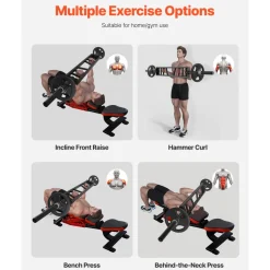 VEVOR Multi-Grip Barbell, 2-inch 3 Positions Swiss Bar, 550 LBS Capacity Heavy Duty Swiss Barbell Training Equipment, with 2 Collars and Knurled Grips, for Home Gym, Support Pressing, Lifting Curls