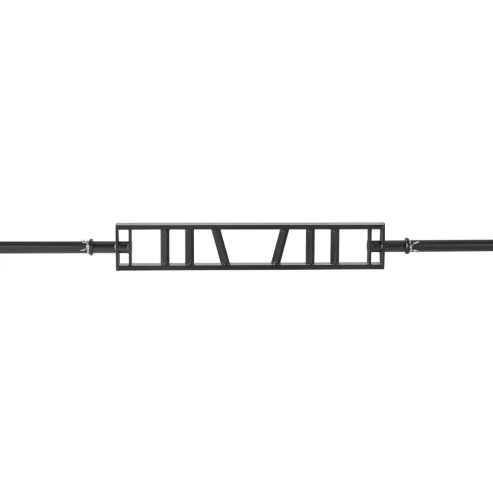 VEVOR Multi-Grip Barbell, 2-inch 3 Positions Swiss Bar, 550 LBS Capacity Heavy Duty Swiss Barbell Training Equipment, with 2 Collars and Knurled Grips, for Home Gym, Support Pressing, Lifting Curls