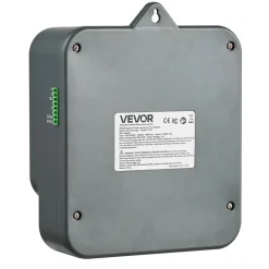 VEVOR Multi-Powered Electric Fence Charger, 2J/3J/5J, Electric Fence Energizer with Real-Time LED Display, 6.2 Miles Range, AC DC Powerful Fences Charger, Keep Out Wild Animals, for Livestock Poultry