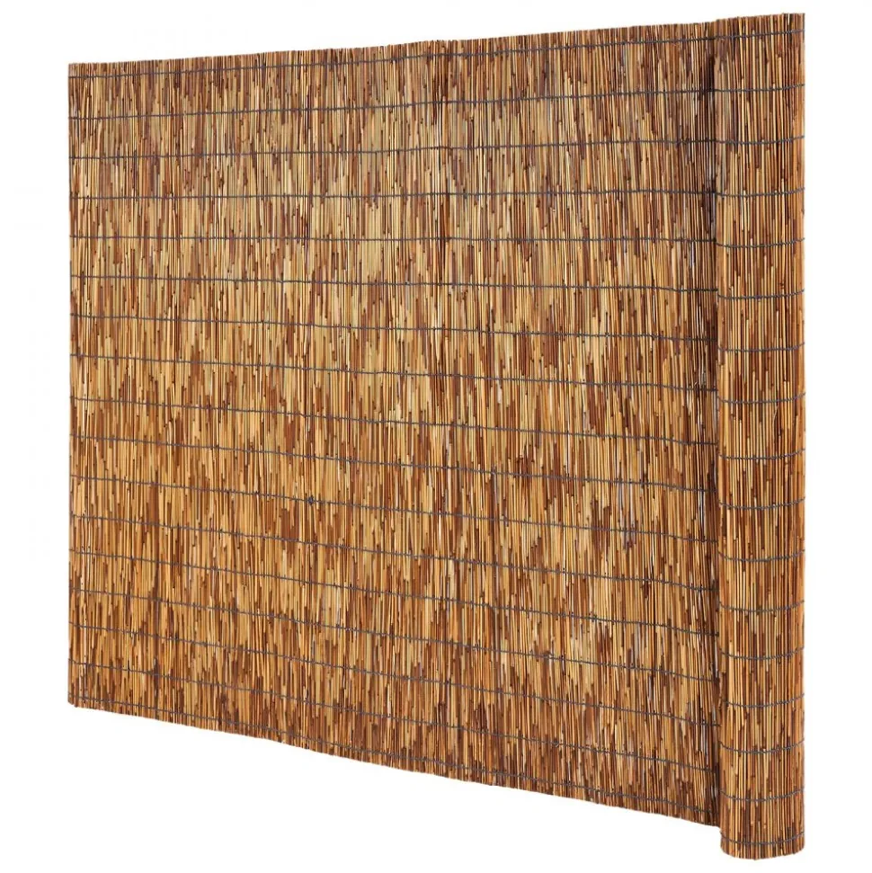VEVOR Natural Reed Fencing, 4 ft x 16.4 ft, Decorative Natural Reed Fencing Roll, Decorative Fence for Backyard Garden Divider, Privacy Screen Panel Curtain for Balcony Patio Garden Backyard Outdoor