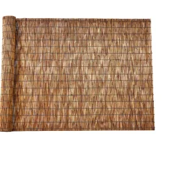 VEVOR Natural Reed Fencing, 4 ft x 16.4 ft, Decorative Natural Reed Fencing Roll, Decorative Fence for Backyard Garden Divider, Privacy Screen Panel Curtain for Balcony Patio Garden Backyard Outdoor