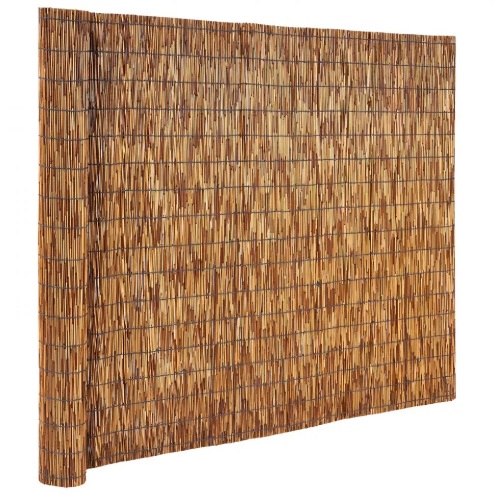 VEVOR Natural Reed Fencing, 4 ft x 16.4 ft, Decorative Natural Reed Fencing Roll, Decorative Fence for Backyard Garden Divider, Privacy Screen Panel Curtain for Balcony Patio Garden Backyard Outdoor