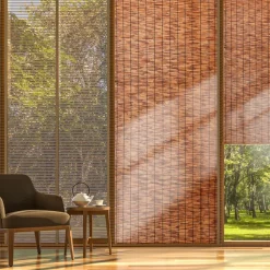 VEVOR Natural Reed Fencing, 5.5 ft x 16.4 ft, Reed Screen Curtain Balcony Reed Fence Roll for Outdoor Backyard Patio, Decorative Fence for Backyard Garden Fencing Divider, Privacy Screen Panel, Brown