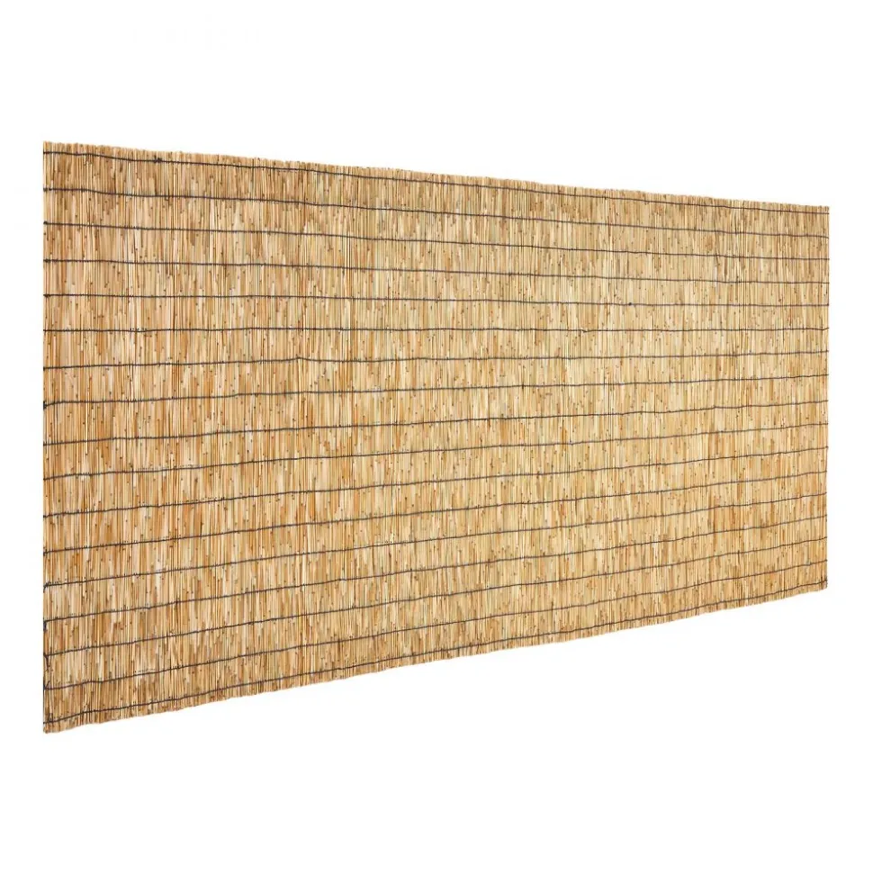 VEVOR Natural Reed Fencing, 6 ft x 16.4 ft, Decorative Natural Reed Fencing Roll, Decorative Fence for Backyard Garden Divider, Privacy Screen Panel Curtain for Balcony Patio Garden Backyard Outdoor
